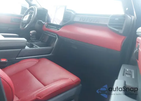 2025 Toyota Tundra Hybrid Trd Pro Hybrid Crewmax 5.5' Bed from USA, damaged, VIN 5TFPC5DB5SX099388